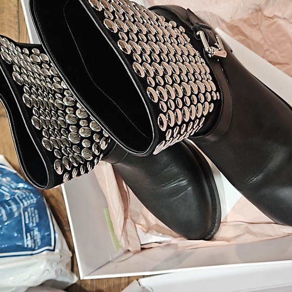 Silvsr studded Boots - Picture 1 of 6